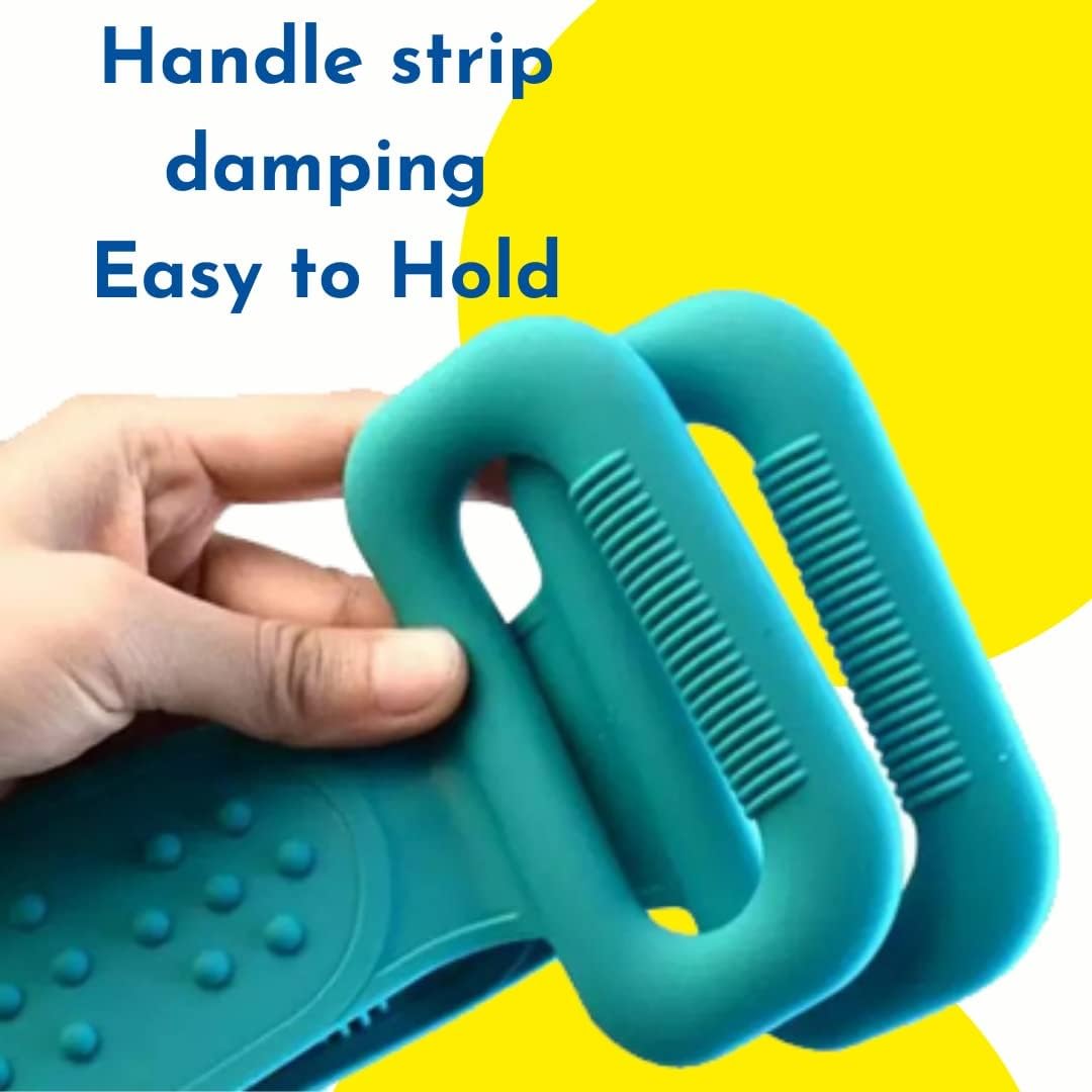 Silicone Back Scrubber Bath Belts - Bath Accessory Designed For Body (Random Color)