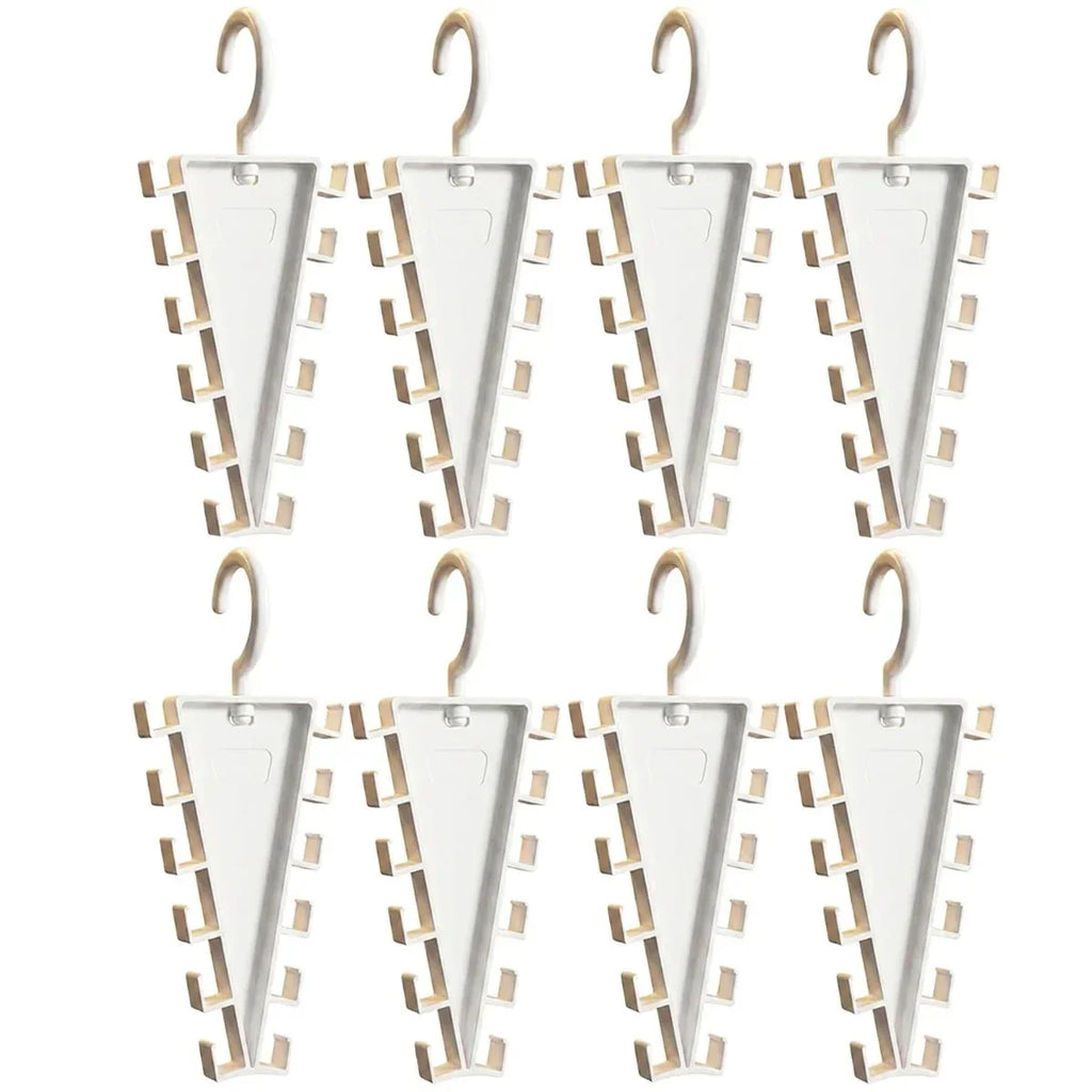 2/4/8Pcs V-Shape Hanger Organizer