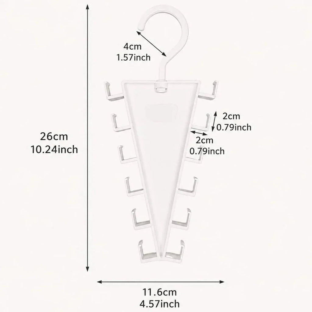 2/4/8Pcs V-Shape Hanger Organizer