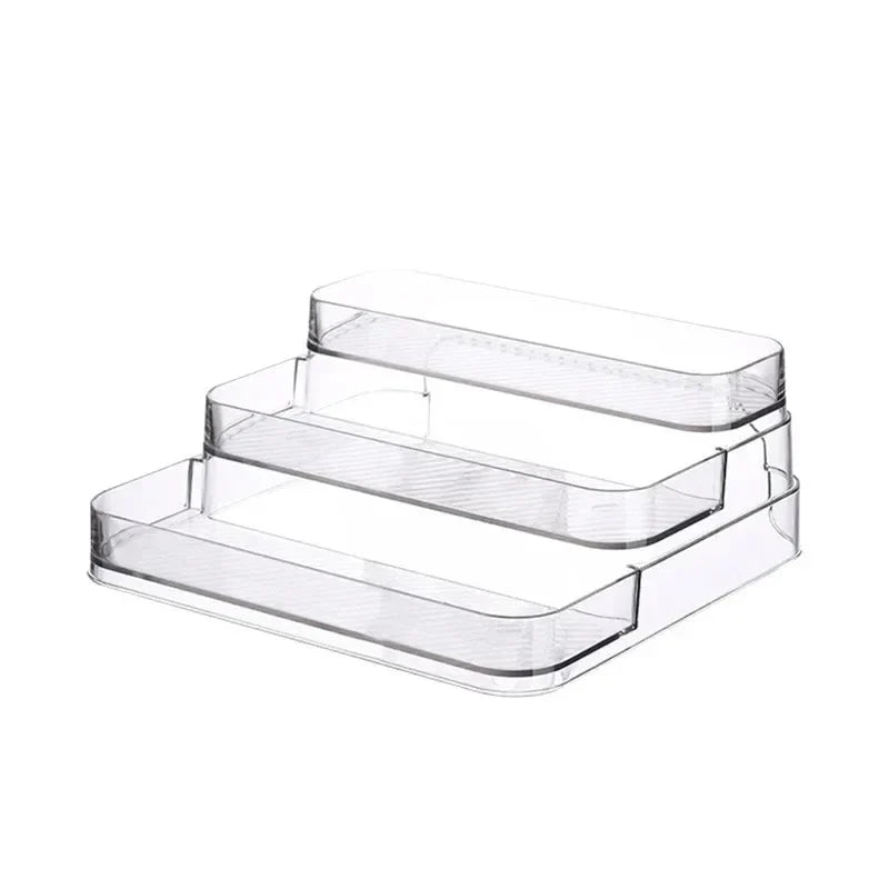 3-Tier Desktop Perfume Organizer & Tray – Luxury Cosmetic Storage Rack