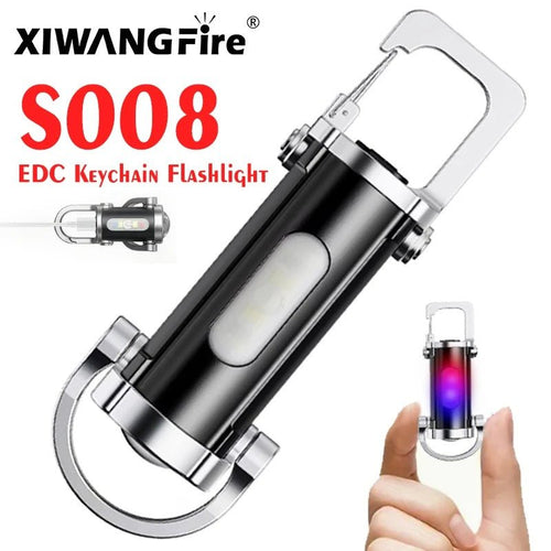 7 Multifunctional Portable Flashlight Keychain