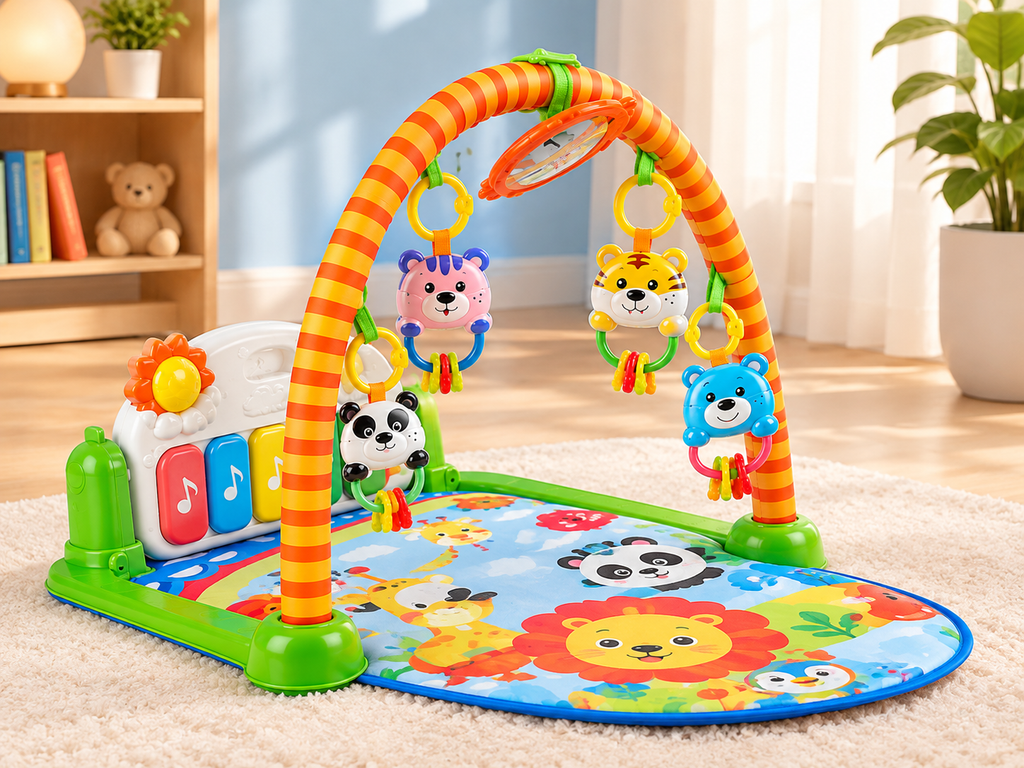 Premium Baby Pedal Piano Play Gym Musical Activity Mat for Infant
