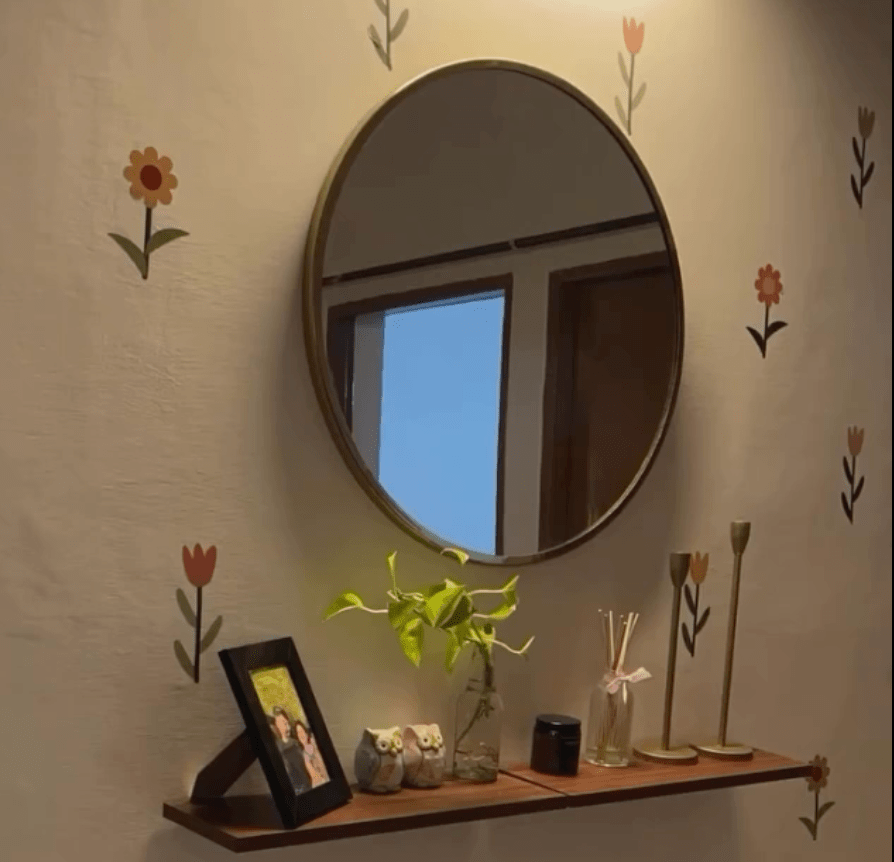 DIY High Quality Tulip & Sunflower Wall Stickers ( imported )