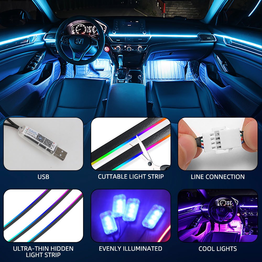 Glow Drive RGB Car Lights✨