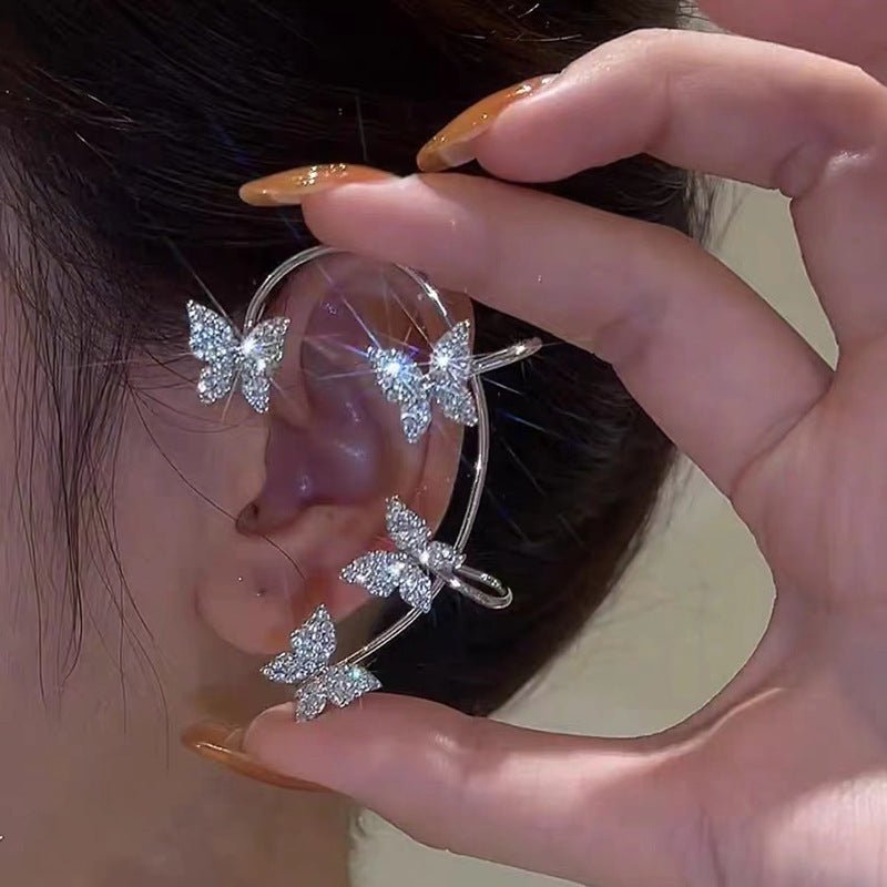 Korean Butterfly Ear Cuff 2Pcs/Set woman