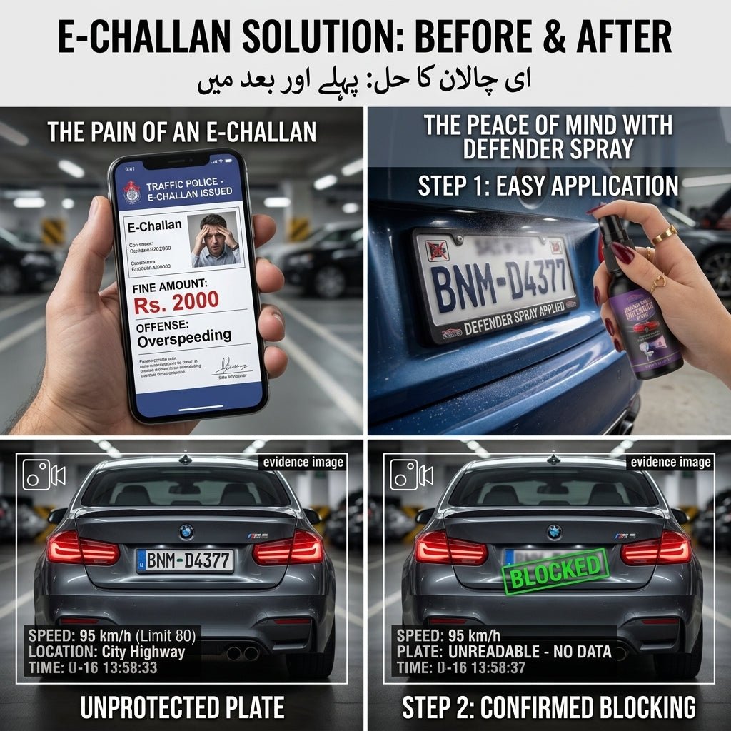 Car RayHong Invisible Plate Defender Spray