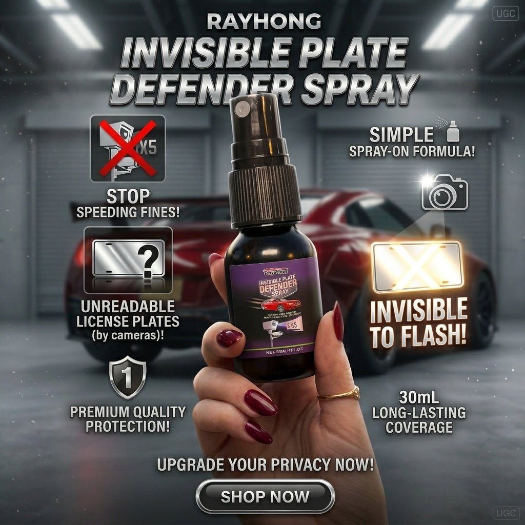 Car RayHong Invisible Plate Defender Spray